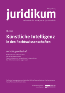 Cover Juridikum 2024-2 - Künstliche Intelligenz in den Rechtswissenschaften