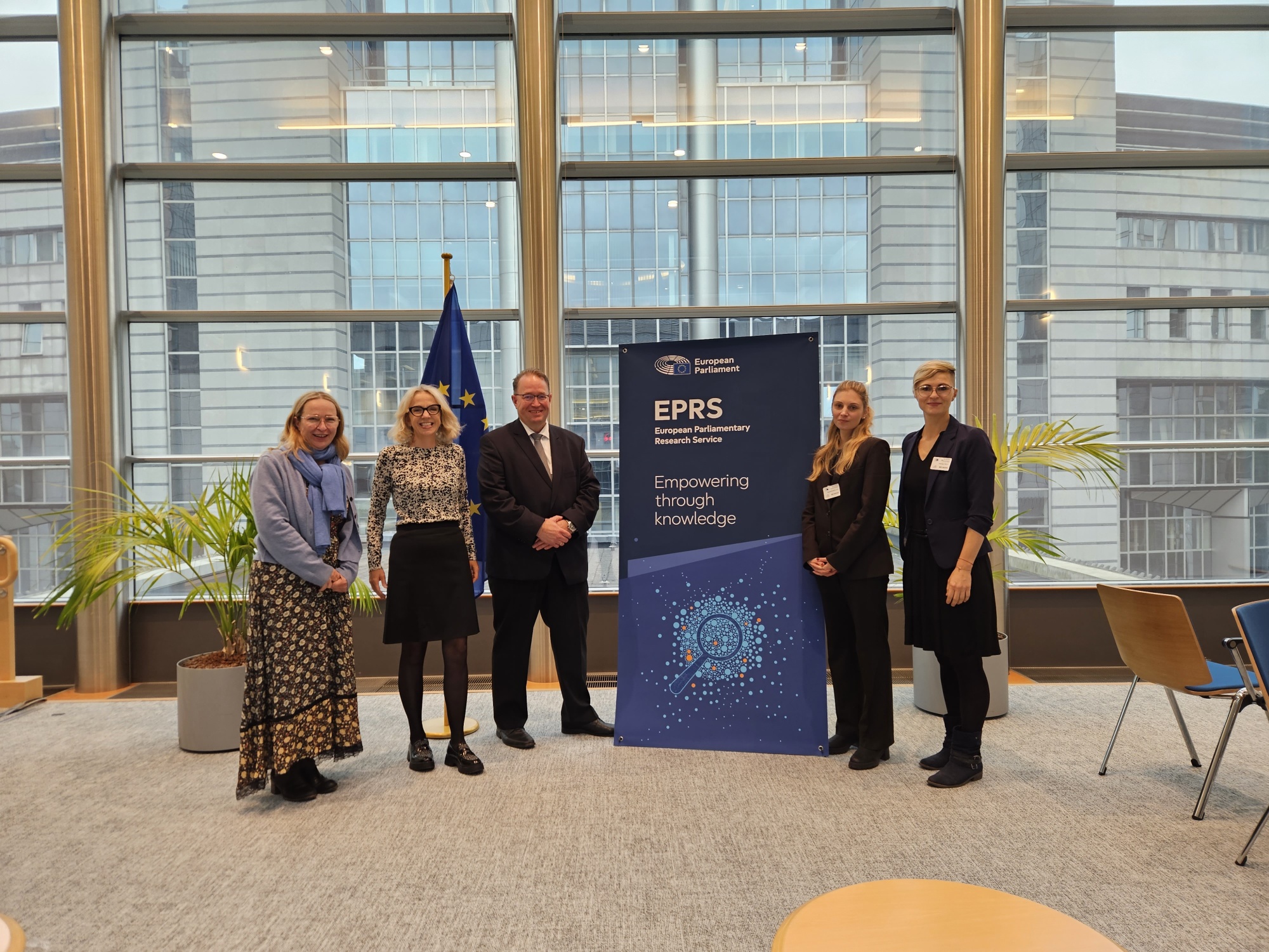 Cornelia Kutterer (Considerati, SaferAI), Doris Dialer (Ständige Vertretung Österreichs bei der EU), Ulrich Herzog (Sektionsleiter Konsumentenpolitik und Verbrauchergesundheit, BMASGPK), Madeleine Müller (Research Institute), Veronika Treitl (BMASGPK).