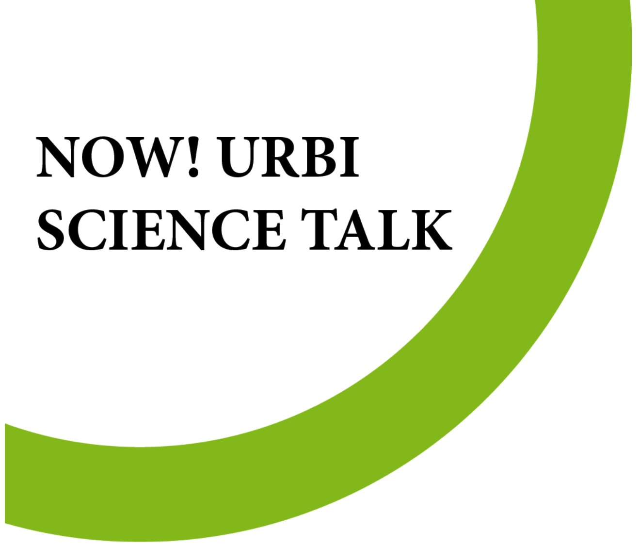 NOW! URBI SCIENCE TALK LOGO