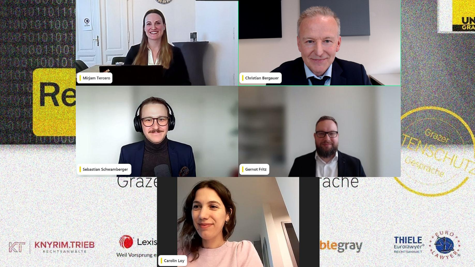 Screenshot Grazer Datenschutztage