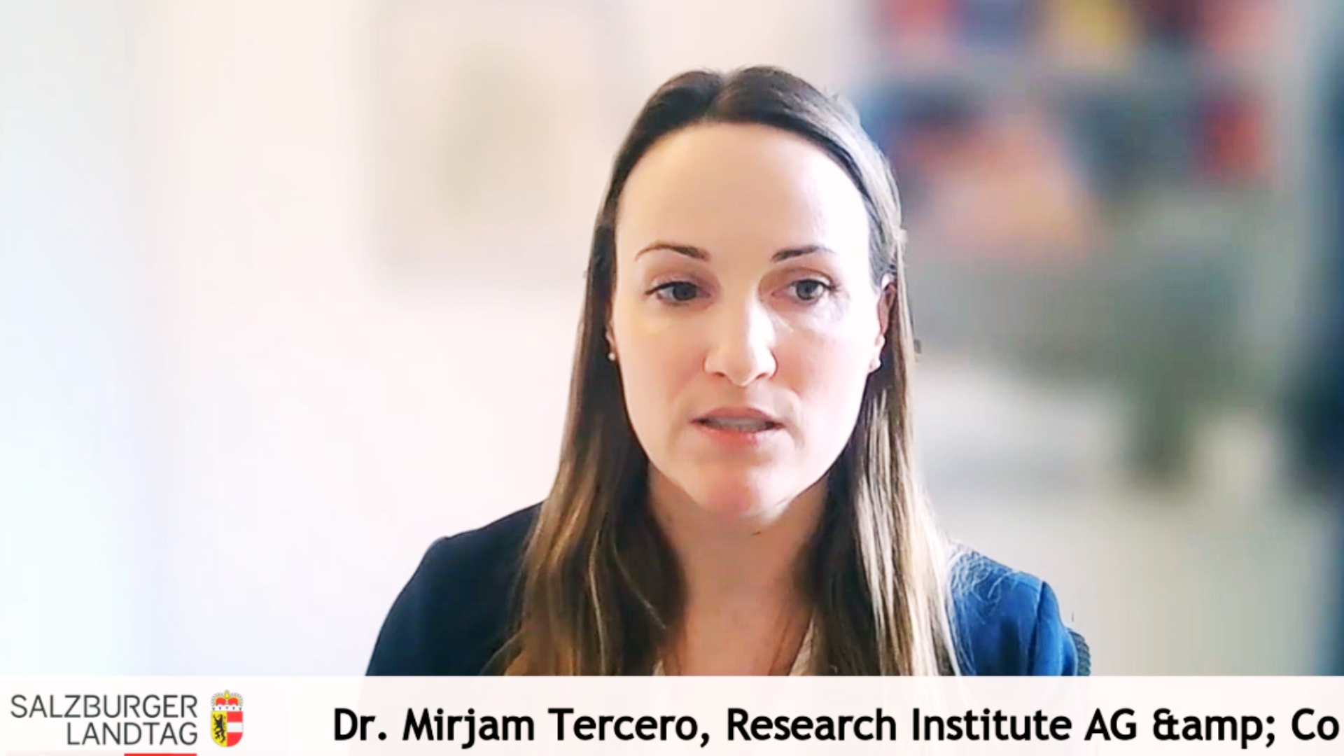 Mirjam Tercero als Expertin im Verfassungs- und Verwaltungsausschuss des Salzburger Landtags