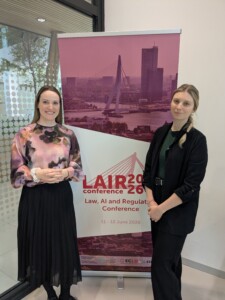 Mirjam Tercero und Madeleine Müller auf der LAIR-Conference 2026